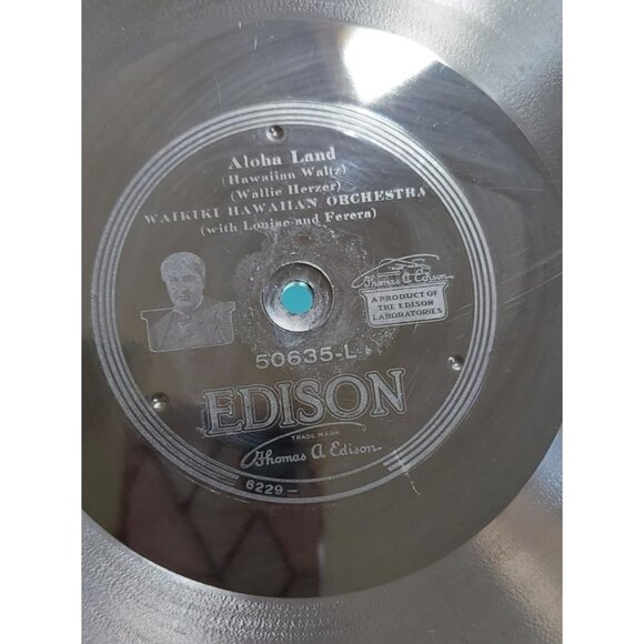 Edison Diamond Disc Record #50635 Waikiki Hawaiian Orchestra/Wheeler Wadsworth - Picture 2 of 6